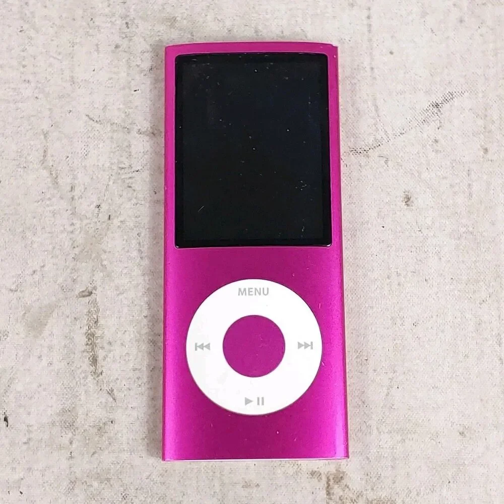 NEEDS BATTERY - Apple A1285 8GB Product Pink iPod Nano 4th Generation - PARTS